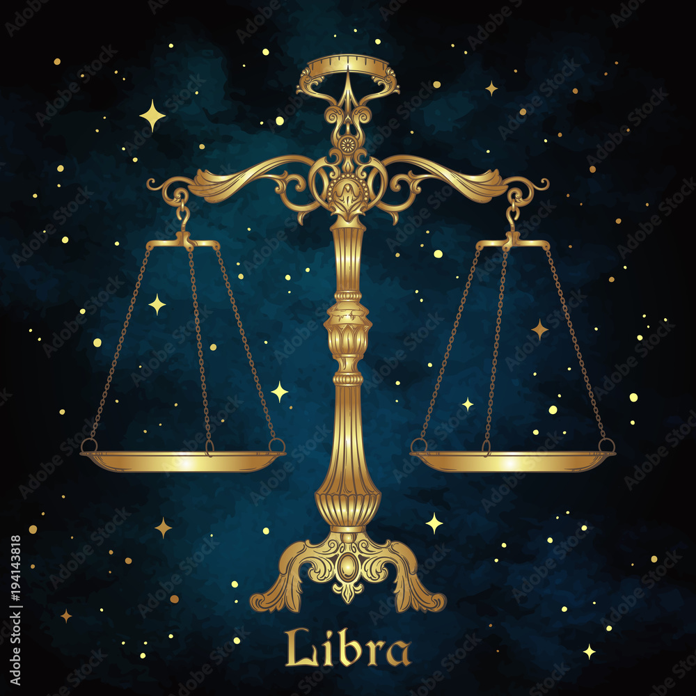 Zodiac Libra Stock Illustration - Download Image Now - Balance