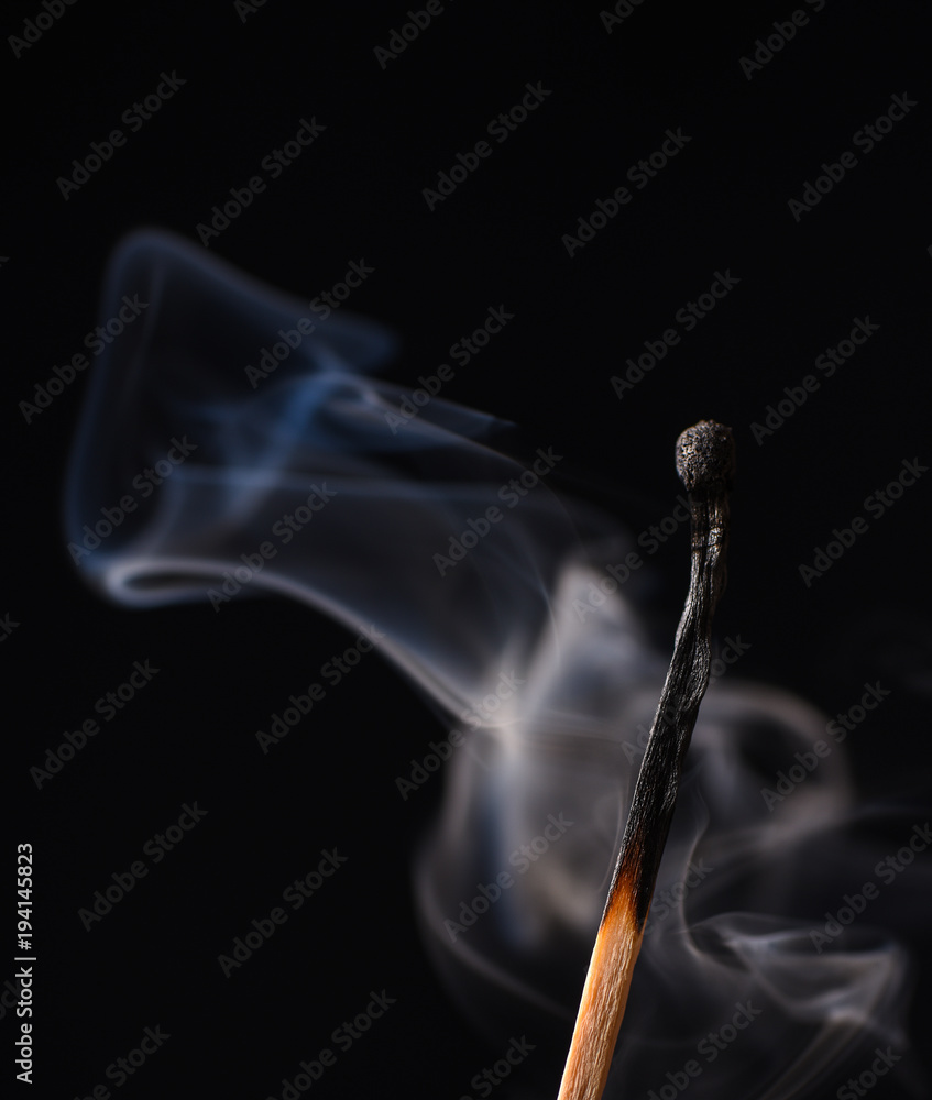 Smoke from a burnt match Smoke from a burnt match