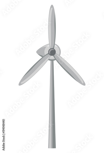 Wind turbine icon image