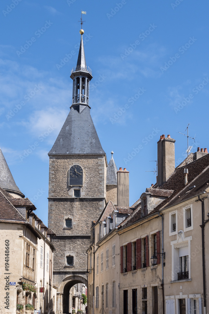 Tour de l'Horloge archway Avallon Yonne Bourgogne-Franche-Comte France