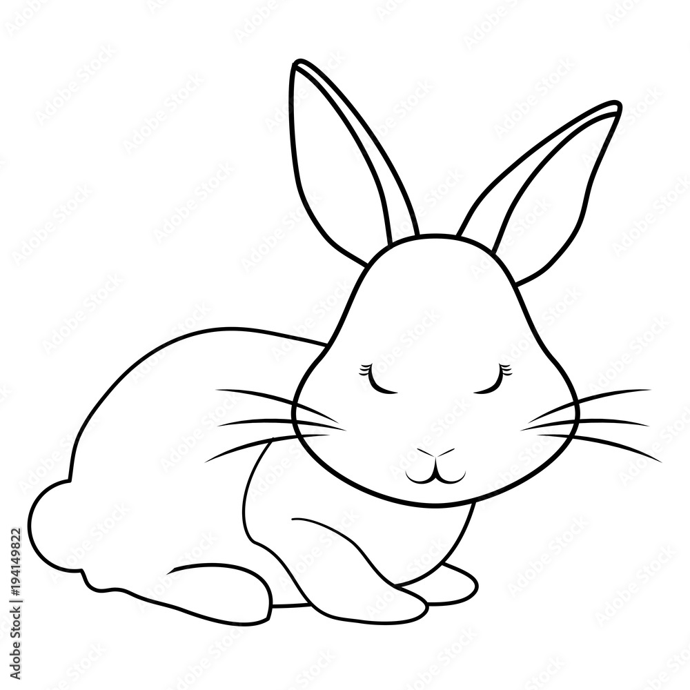 Cute rabbit icon Cute rabbit icon