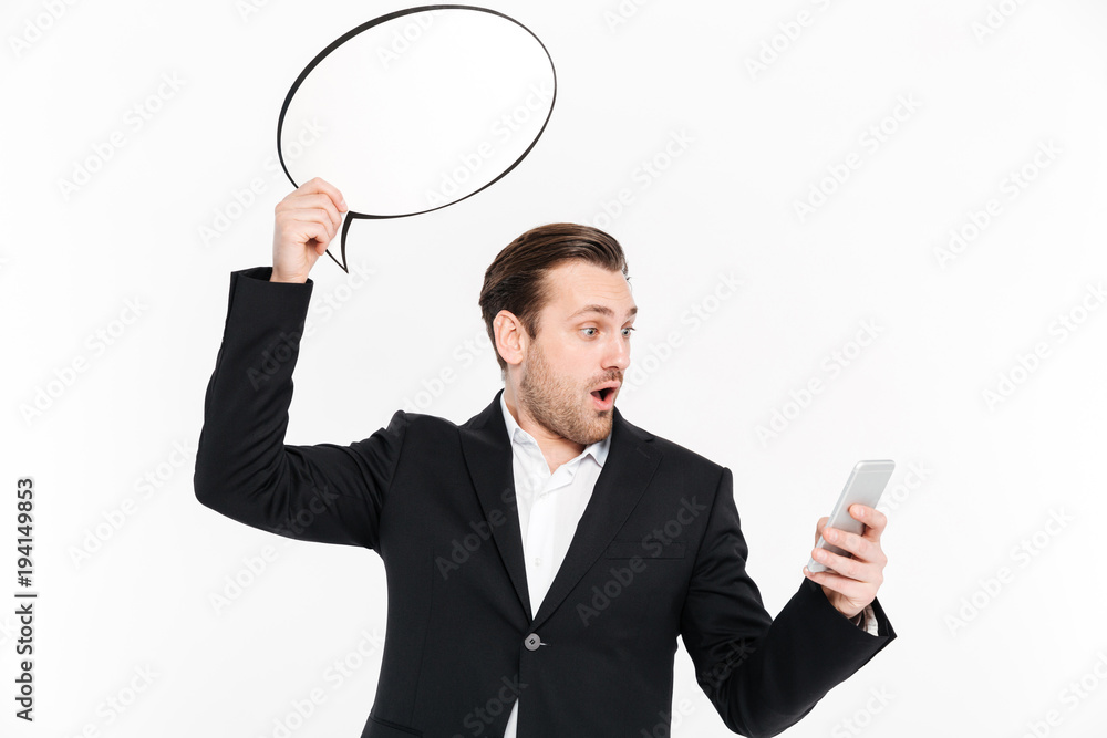 Portrait of a surprised young businessman Portrait of a surprised young businessman