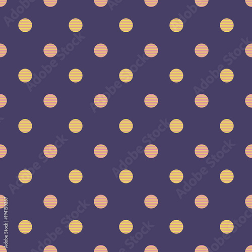 Seamless polka dot background