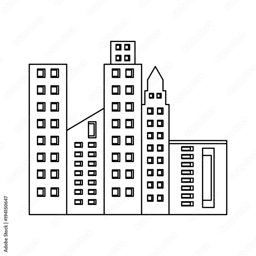 city buildings icon image