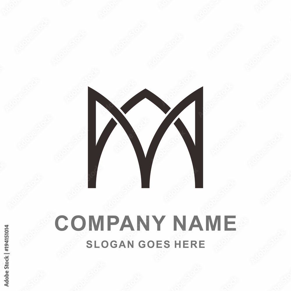 Monogram Letter M Geometric Square Circle Architecture Interior Construction Business Company Stock Vector Logo Design Template Monogram Letter M Geometric Square Circle Architecture Interior Construction Business Company Stock Vector Logo Design Template
