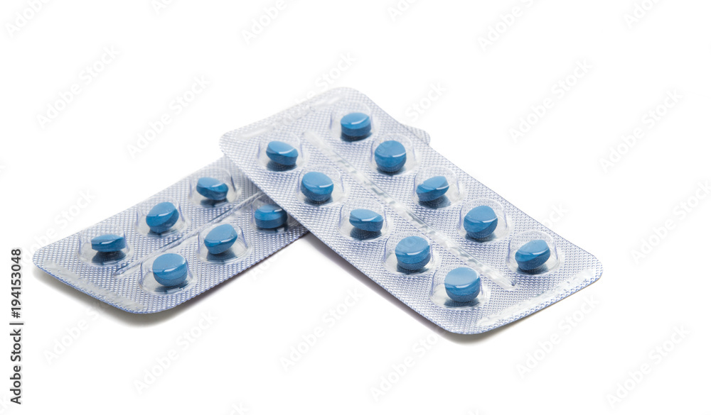 packing of pills isolated packing of pills isolated