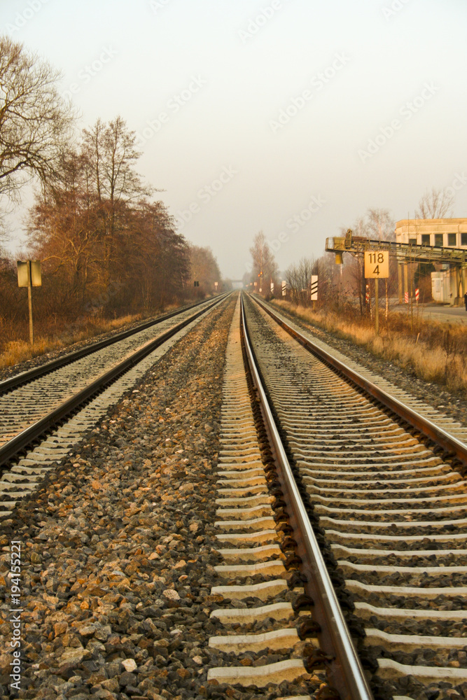 Fototapeta premium Gleise