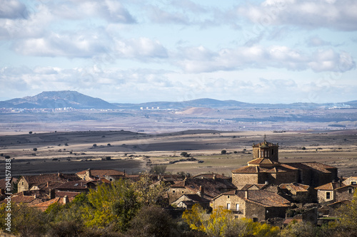 Countryside landscape around the village of Castilfrio Spain
