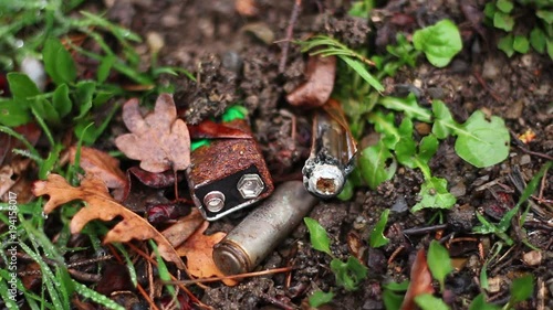 Wallpaper Mural Disposal and recycling of batteries. Harmful substances permeate into the soil, groundwater and surface water through landfills Torontodigital.ca