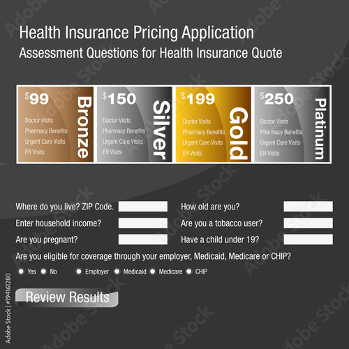 Health Insurance Pricing Application Form