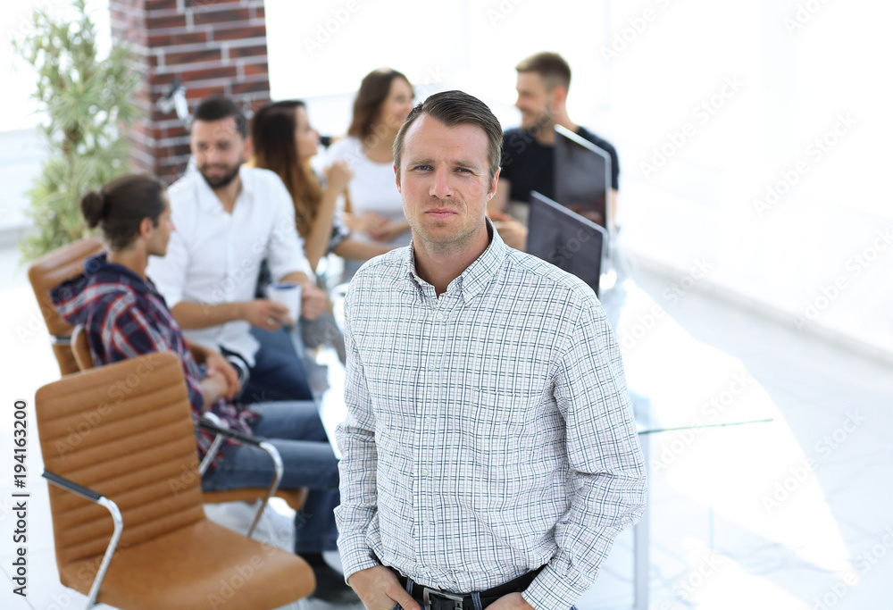 portrait of a successful Manager in the office portrait of a successful Manager in the office