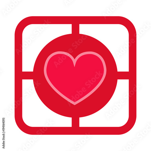 Heart vector icon