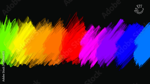 abstract colours full palette banner