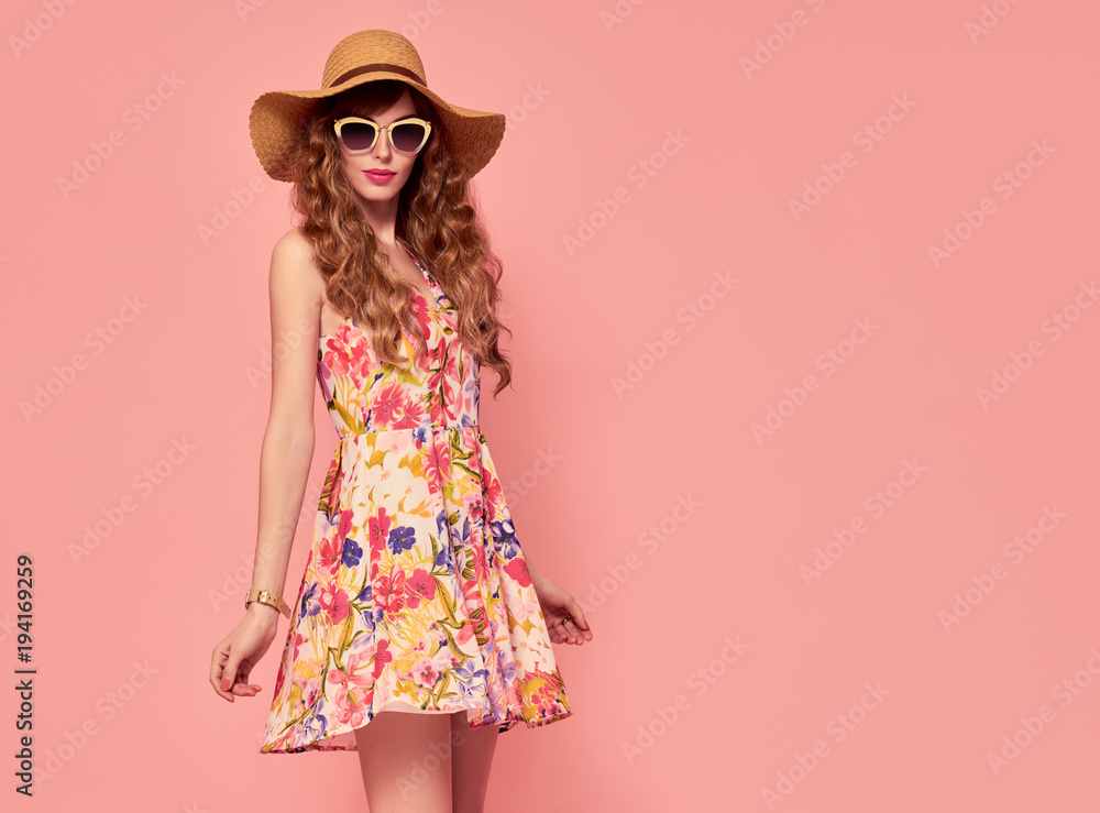 Portrait of Fashion Young woman in 