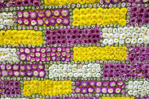 Detail of float in the annual Chiang Mai Flower Festival parade  2018