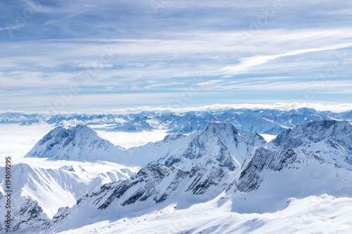View from the Zugspitze, the top of Germany © Kurt Rabe