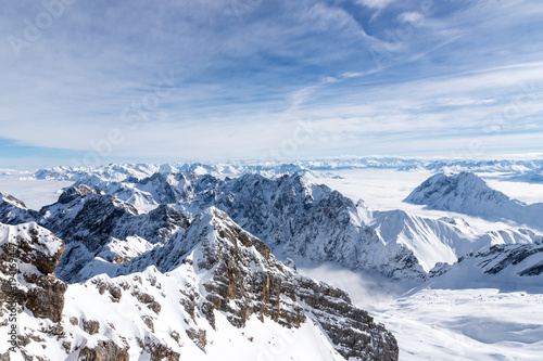 View from the Zugspitze, the top of Germany © Kurt Rabe