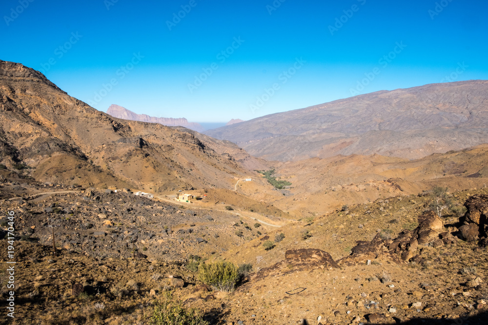 Jebel Shams (mountain of sun) is a mountain located in northeastern Oman north of Al Hamra town. It is the highest mountain of the country and part of Al Hajar Mountains range.