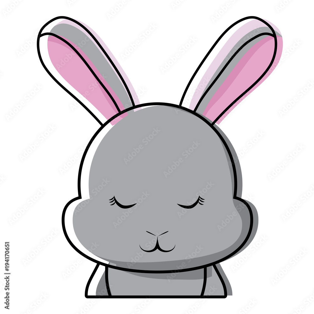 Obraz premium Cute rabbit icon 