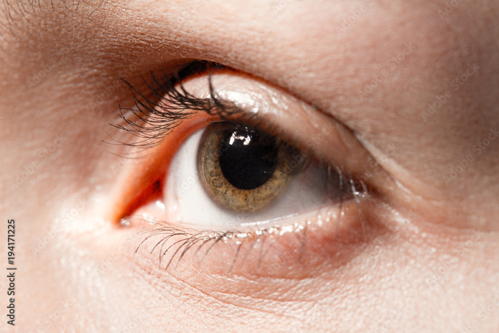 Obraz premium opened female eye