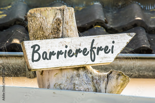 Schild 247 - Barrierefrei