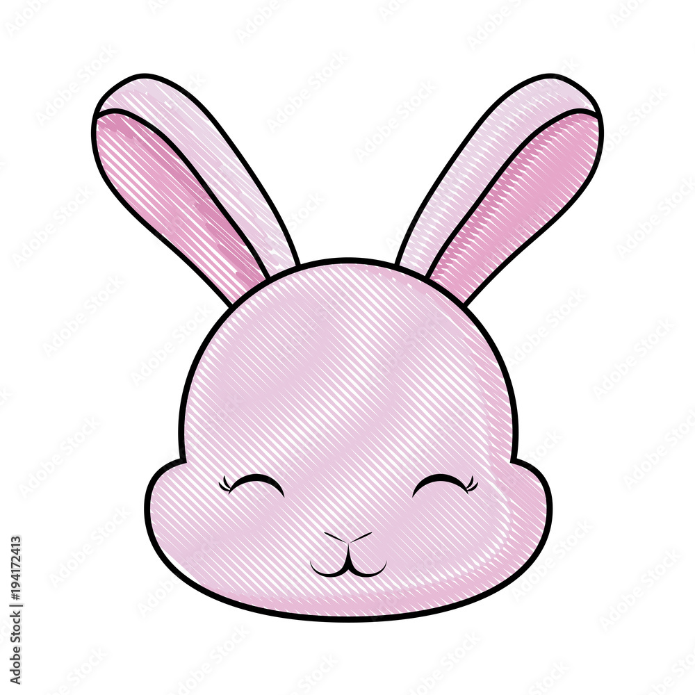 Obraz premium Cute rabbit icon