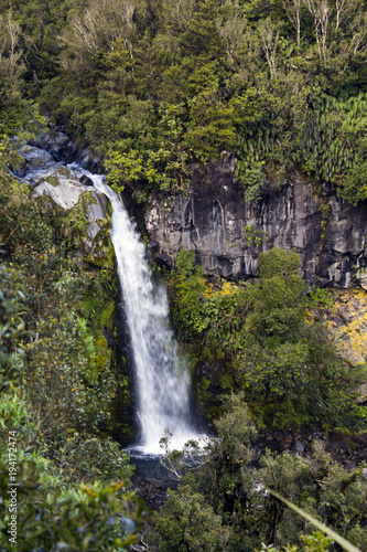 Bridal Veil Falls in New Zealand