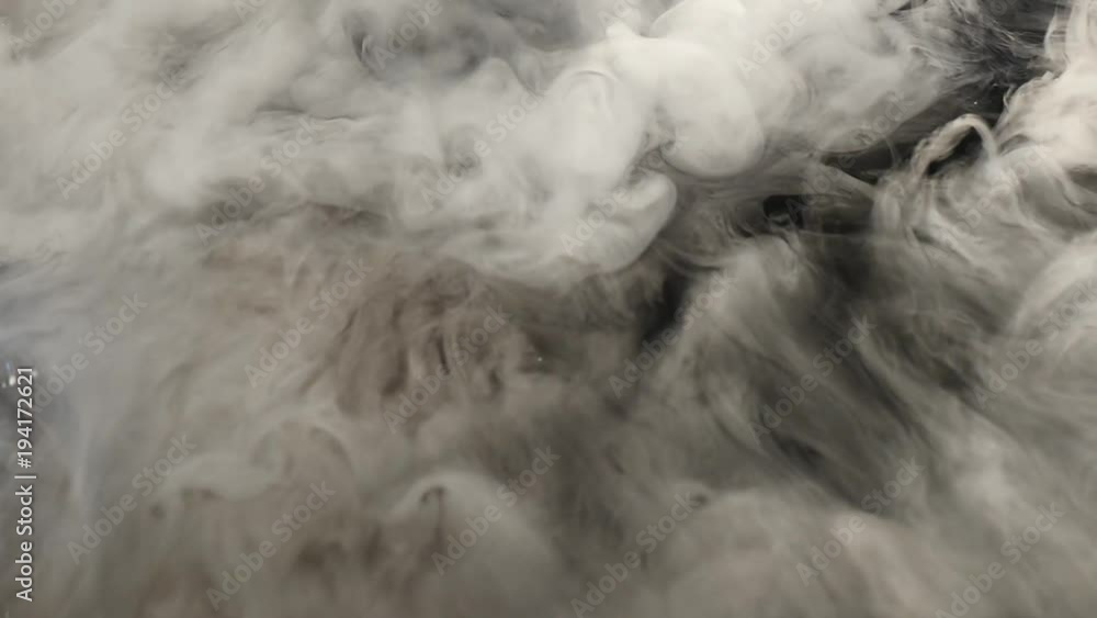 clouds smoke abstract on black background