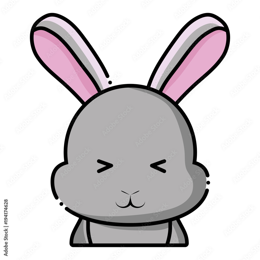 Obraz premium Cute rabbit icon
