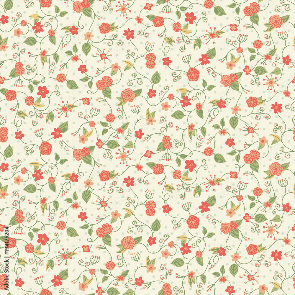Seamless Floral Pattern blog background Seamless Floral Pattern blog background