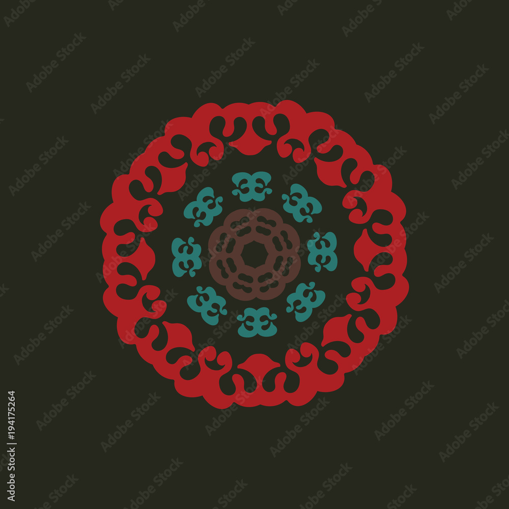 Tibetian Style Mandala Tibetian Style Mandala