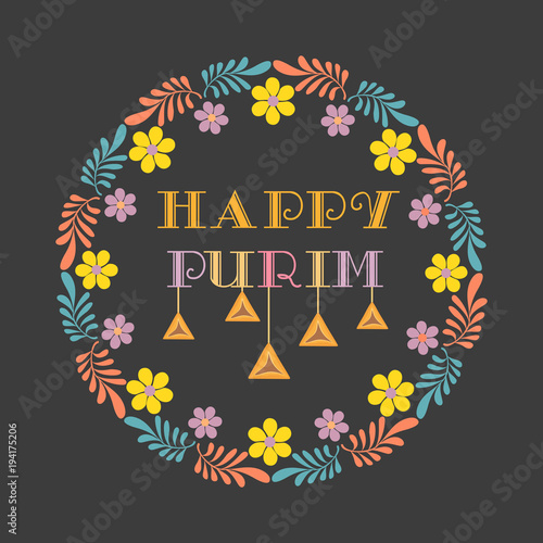Happy purim card