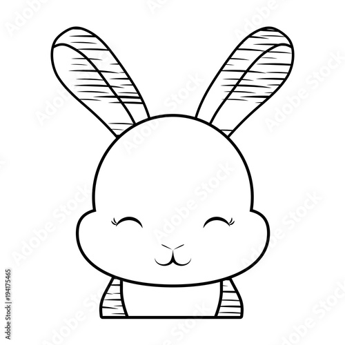 Cute rabbit icon 