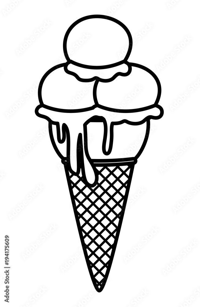 delicious and sweet ice cream vector illustration design delicious and sweet ice cream vector illustration design