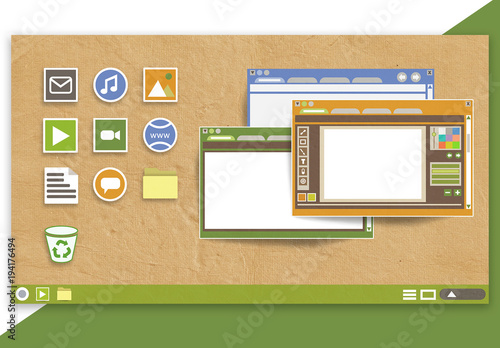 Computer Desktop Screen Mockup 1