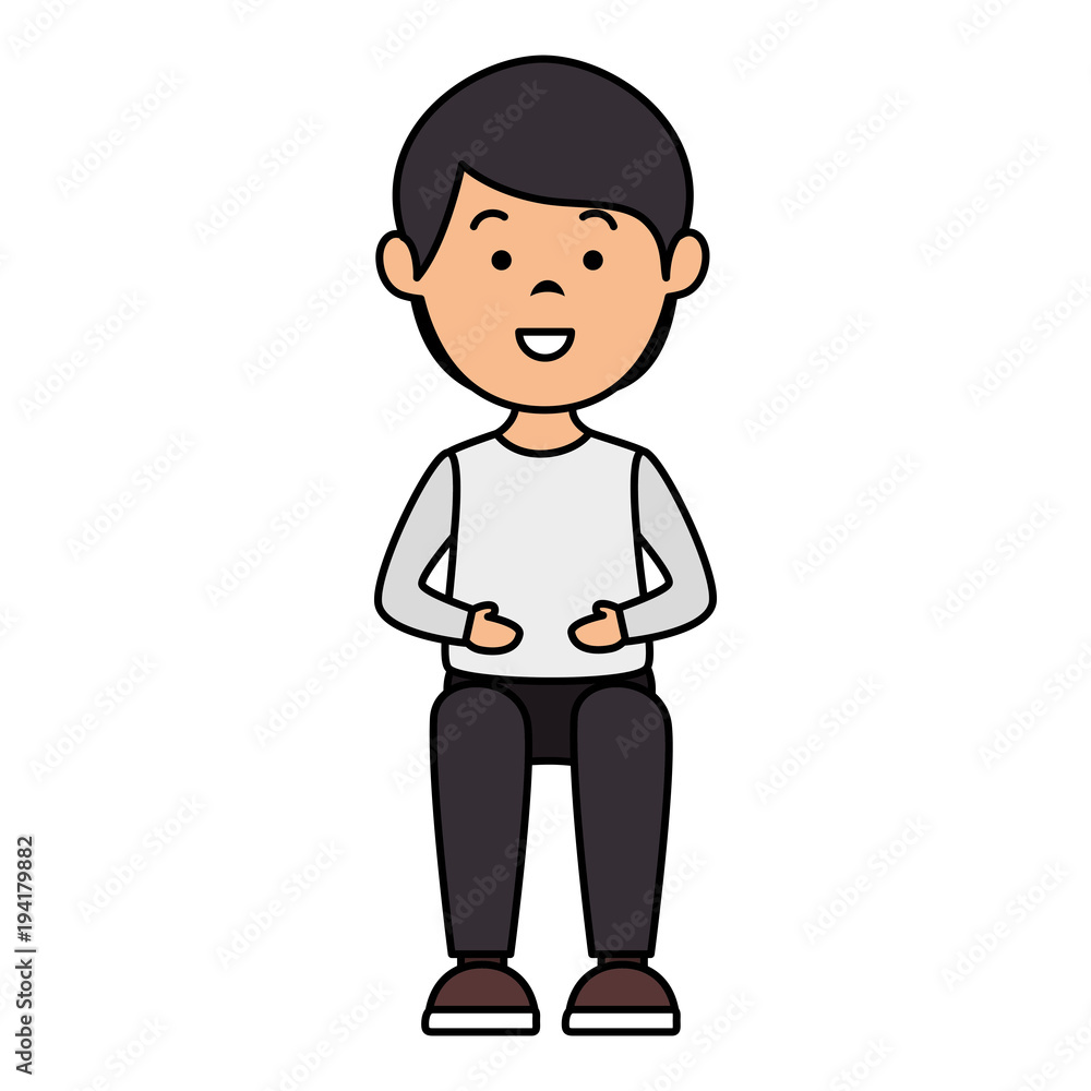 young man avatar character vector illustration design young man avatar character vector illustration design