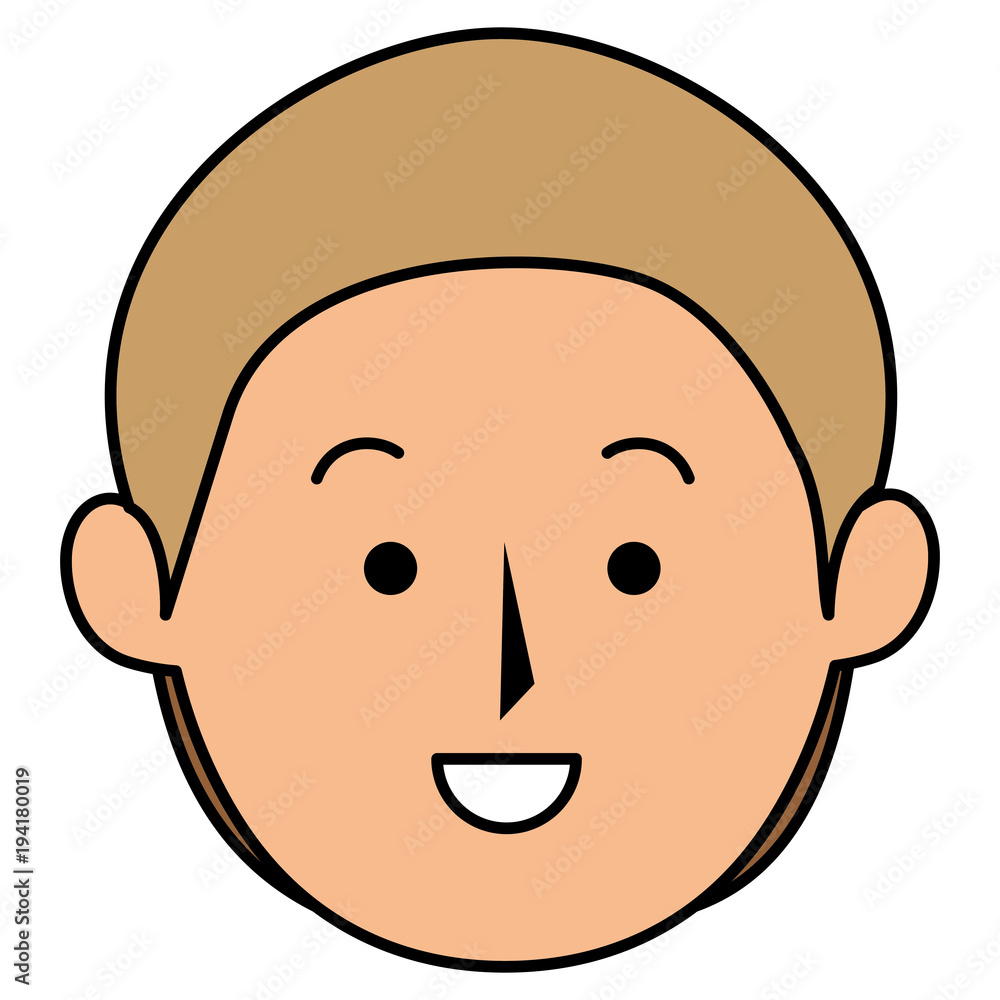 beautiful woman head avatar character vector illustration design