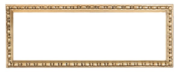 Golden frame for paintings, mirrors or photos