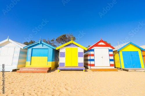 Brighton Beach Huts in Melbourne, Australia