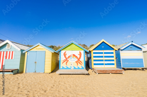 Brighton Beach Huts in Melbourne, Australia