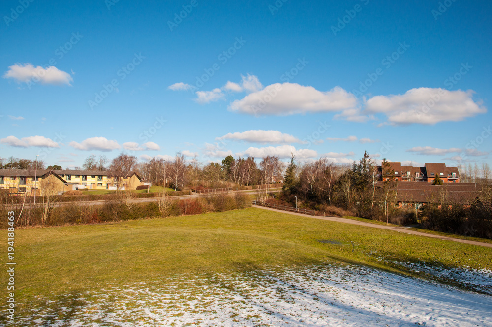 town of Hoeng in Denmark