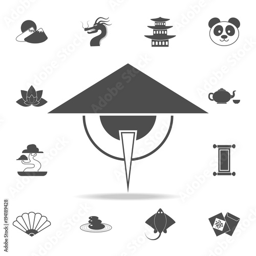 Chinese sage icon. Set of Chinese culture icons. Web Icons Premium quality graphic design. Signs and symbols collection, simple icons for websites, web design, mobile app