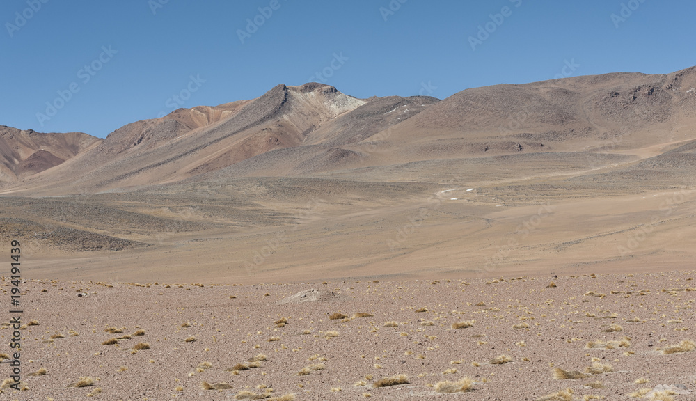 The beautiful landscape of Bolivia, South America	