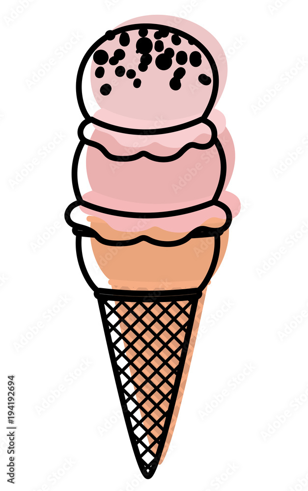 delicious and sweet ice cream vector illustration design delicious and sweet ice cream vector illustration design