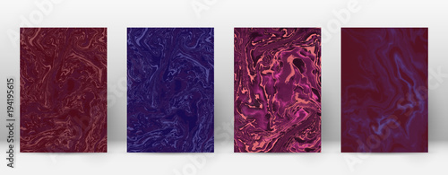 Abstract cover. Modern design template. Admirable suminagashi marble. Minimalistic hipster flyer design. Bewitching trendy abstract cover. Vector illustration.