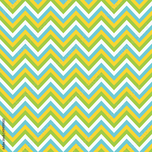 Seamless colorful chevron pattern background © VectoRay