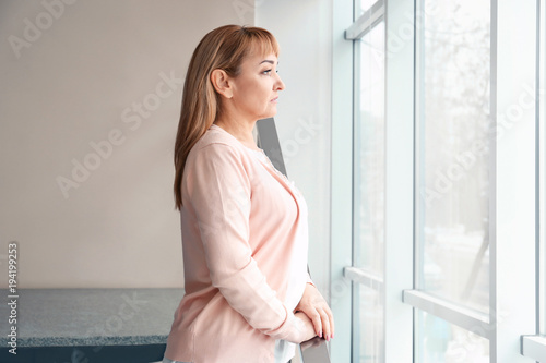 Senior woman in casual clot...