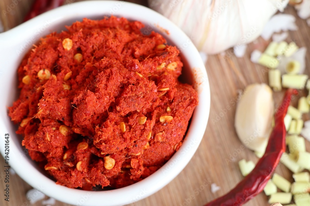 chili curry and ingredients chili curry and ingredients