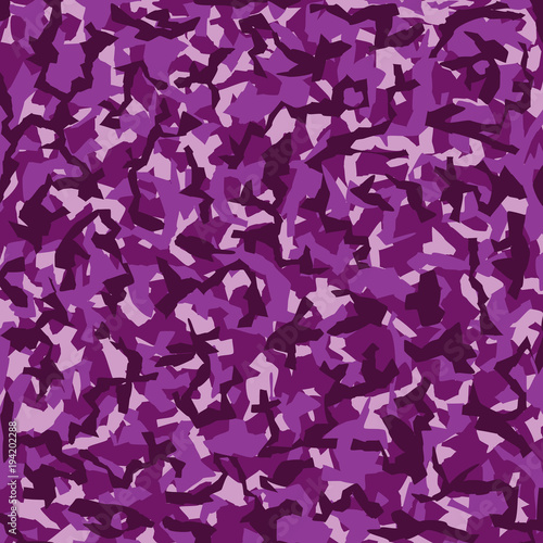 Texture military camouflage. Army purple, hunting ultraviolet. Vector illustration