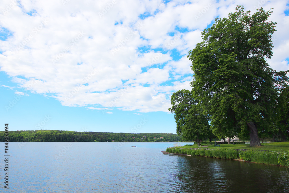 Fototapeta premium Lake in Mariefred